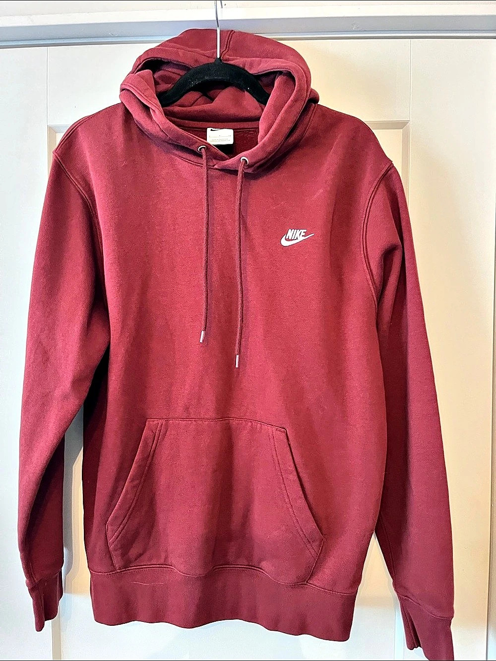Nike Sportswear Club Fleece Pullover Hoodie Red